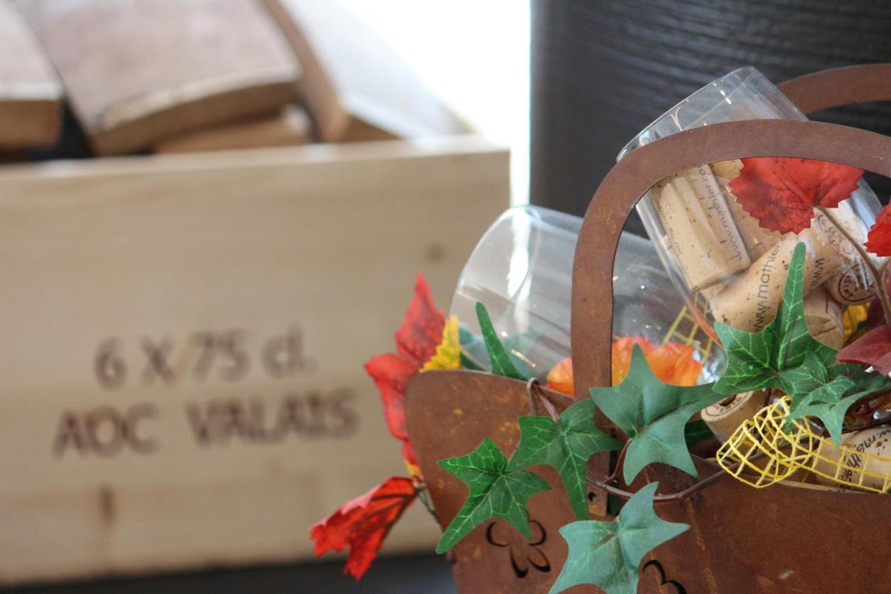 Bnb Vino Veritas Salgesch エクステリア 写真
